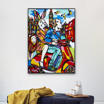 They Loved London (Original Painting)