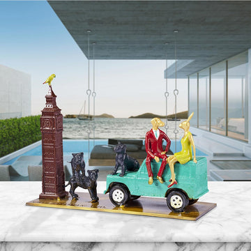 They Were Born Free Forever (Bronze Sculpture, Miniature)