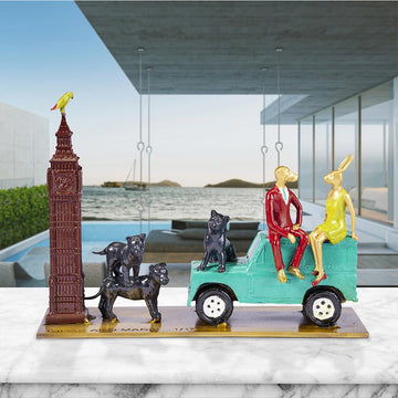 They Were Born Free Forever (Bronze Sculpture, Miniature)