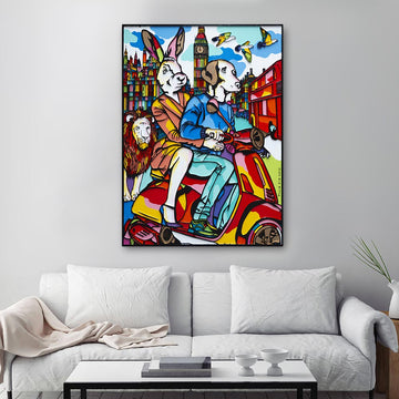 They Loved London (Original Painting)