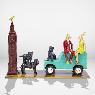 They Were Born Free Forever (Bronze Sculpture, Miniature)