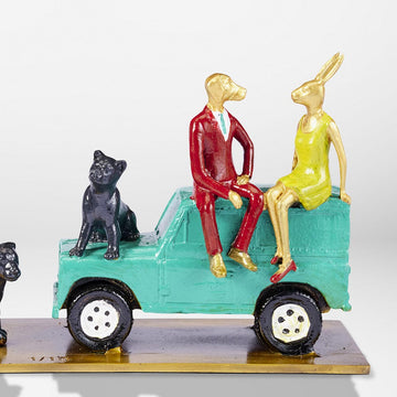 They Were Born Free Forever (Bronze Sculpture, Miniature)