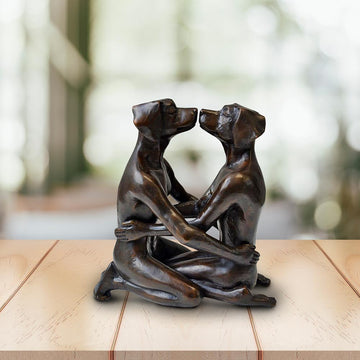 He Fell in Love with Him Again and Again (Bronze Sculpture, Miniature Collection)