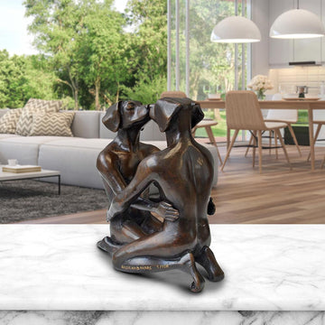 He Fell in Love with Him Again and Again (Bronze Sculpture, Miniature Collection)