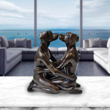 He Fell in Love with Him Again and Again (Bronze Sculpture, Miniature Collection)