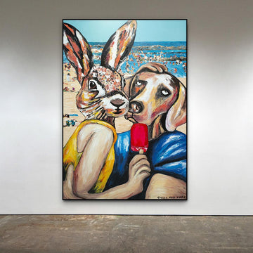 They loved beach living (Original Painting)