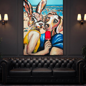 They loved beach living (Original Painting)