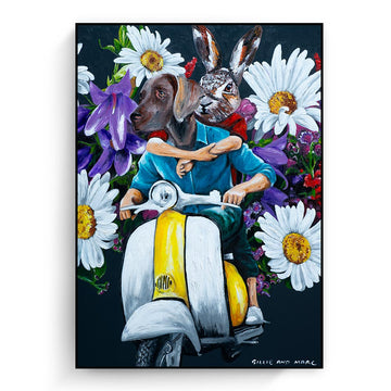 They Loved Flowers (Original Painting)