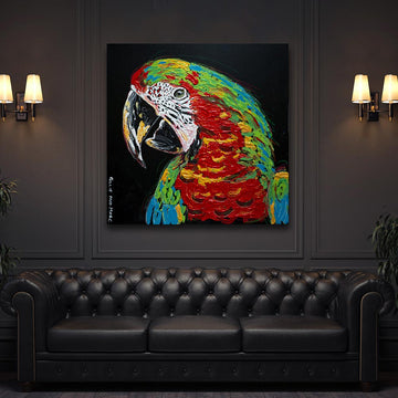 The Macaw was magnificent (Original Painting)