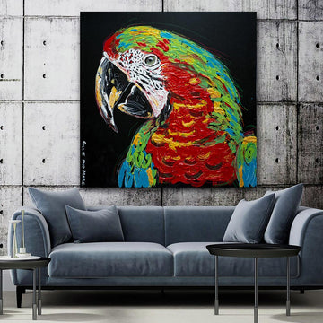 The Macaw was magnificent (Original Painting)