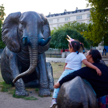 Mama Elephant (Bronze Sculpture)