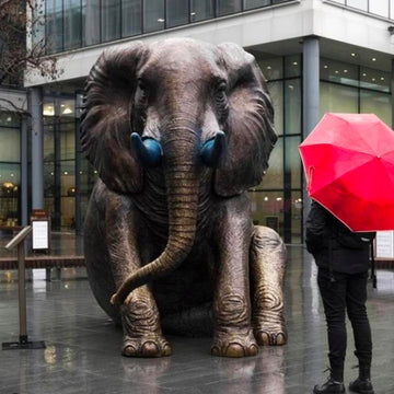 Mama Elephant (Bronze Sculpture)