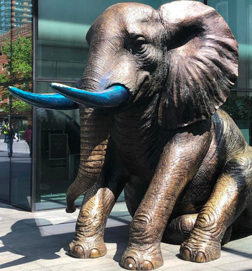 Mama Elephant (Bronze Sculpture)