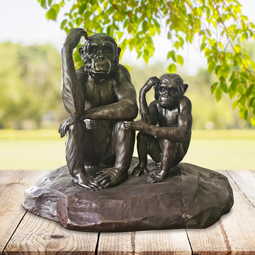 Chimp Imitation (Medium Bronze)