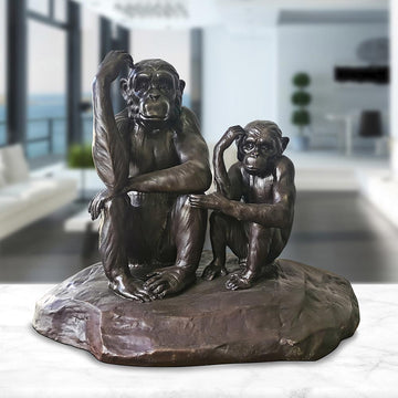 Chimp Imitation (Medium Bronze)