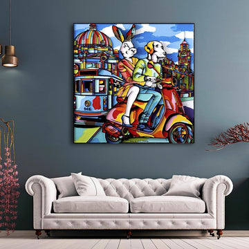 They grew up in melbourne and it was always in their hearts (Original Painting)