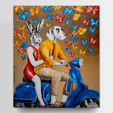 They Were on a Golden Mission (Original Painting)