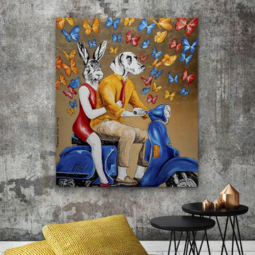 They Were on a Golden Mission (Original Painting)