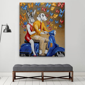 They Were on a Golden Mission (Original Painting)