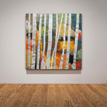 Trees in the Mist (Original Painting)