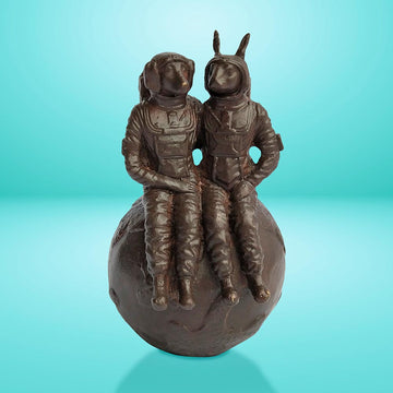 They Were the Moon Lovers (Bronze Sculpture, Pocket Size)