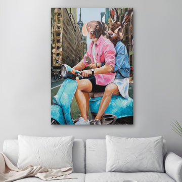 On the Move Again (Original Painting)