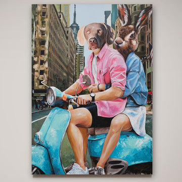 On the Move Again (Original Painting)