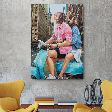 On the Move Again (Original Painting)