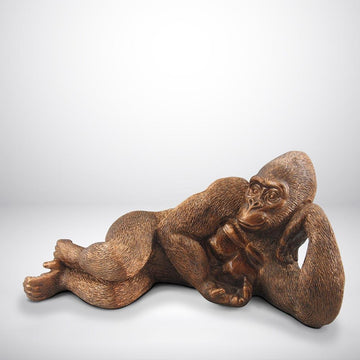 Nyani, the reclining gorilla (Resin Sculpture)