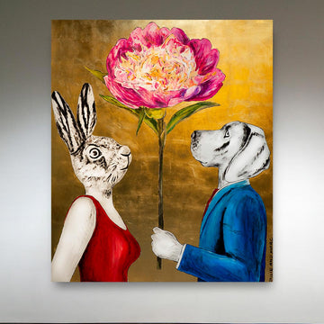 They believed in flower power (Original Painting)