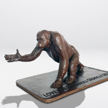 Love the Tapanuli Orangutan (Bronze Sculpture)