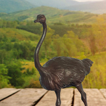 Love the North African Ostrich (Bronze Sculpture)