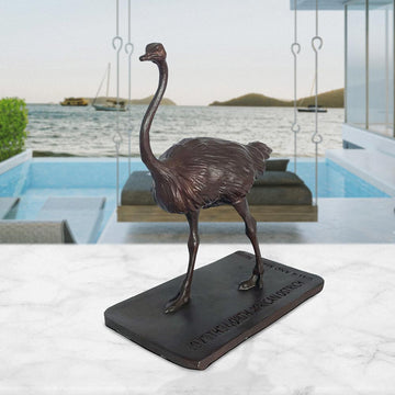 Love the North African Ostrich (Bronze Sculpture)