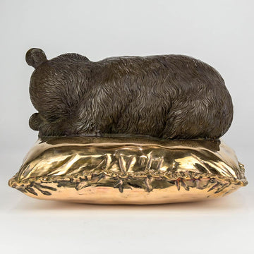 Sleeping Beauty Panda (Bronze Sculpture)