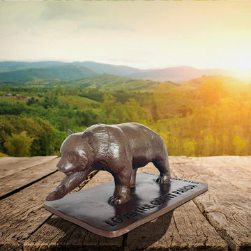 Love the Giant Panda (Bronze Sculpture)