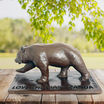 Love the Giant Panda (Bronze Sculpture)