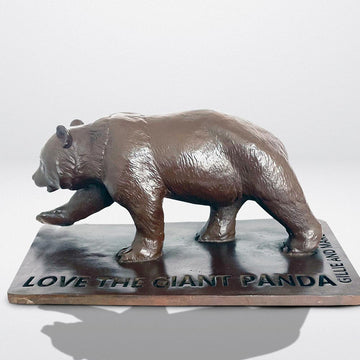 Love the Giant Panda (Bronze Sculpture)