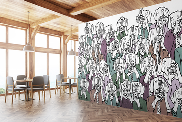 Paparazzi Pack in Action (Painting)