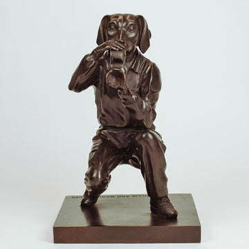He Was a Paparazzi Boy (Bronze Sculpture)