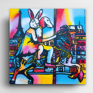 They would never forget Paris (Original Painting)