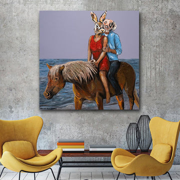 They had a Passion for Horses (Original Painting)
