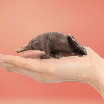 Platypus Comes Into a Better Tomorrow (Bronze Sculpture, Pocket Size)