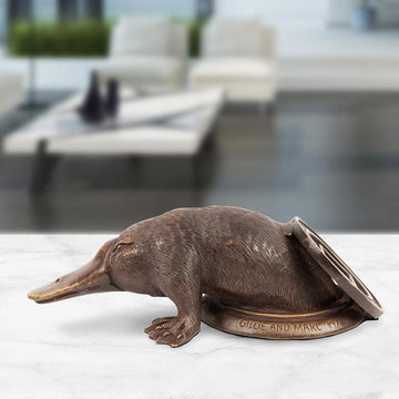 Platypus Comes Into a Better Tomorrow (Bronze Sculpture, Pocket Size)