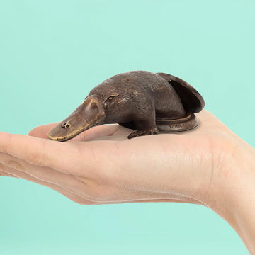 Platypus Comes Into a Better Tomorrow (Bronze Sculpture, Pocket Size)