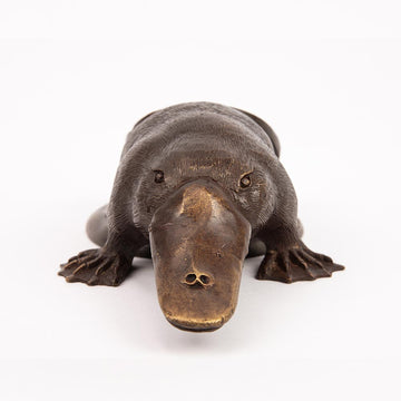 Platypus Comes Into a Better Tomorrow (Bronze Sculpture, Pocket Size)