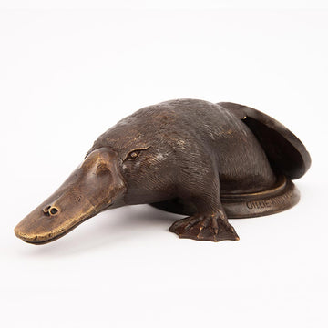 Platypus Comes Into a Better Tomorrow (Bronze Sculpture, Pocket Size)