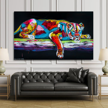 The Lioness is the Queen (Original Painting)