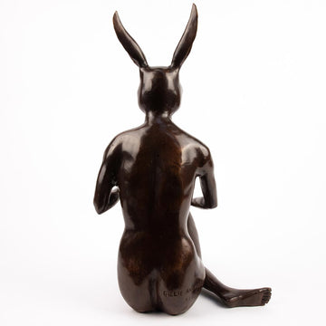 She Screamed for the Golden Ice Cream (Bronze Sculpture)