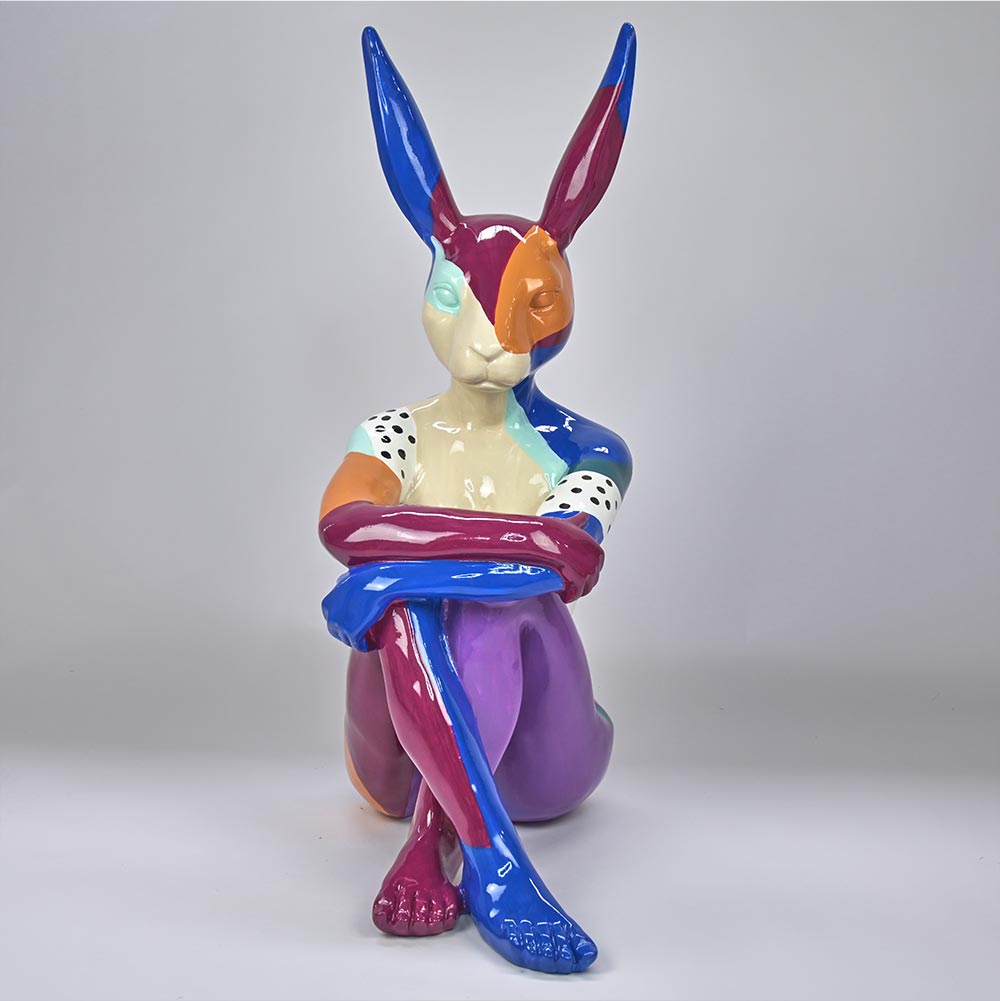 ポール ビューリ Sculptures ートギャラリー リトグラフポスター Splash Pop City Bunny (Resin Sculpture) – Gillie and Marc®