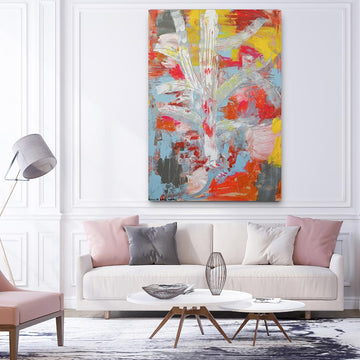 The Rainbow Gums Showing Their True Colours in Spring (Original Painting)